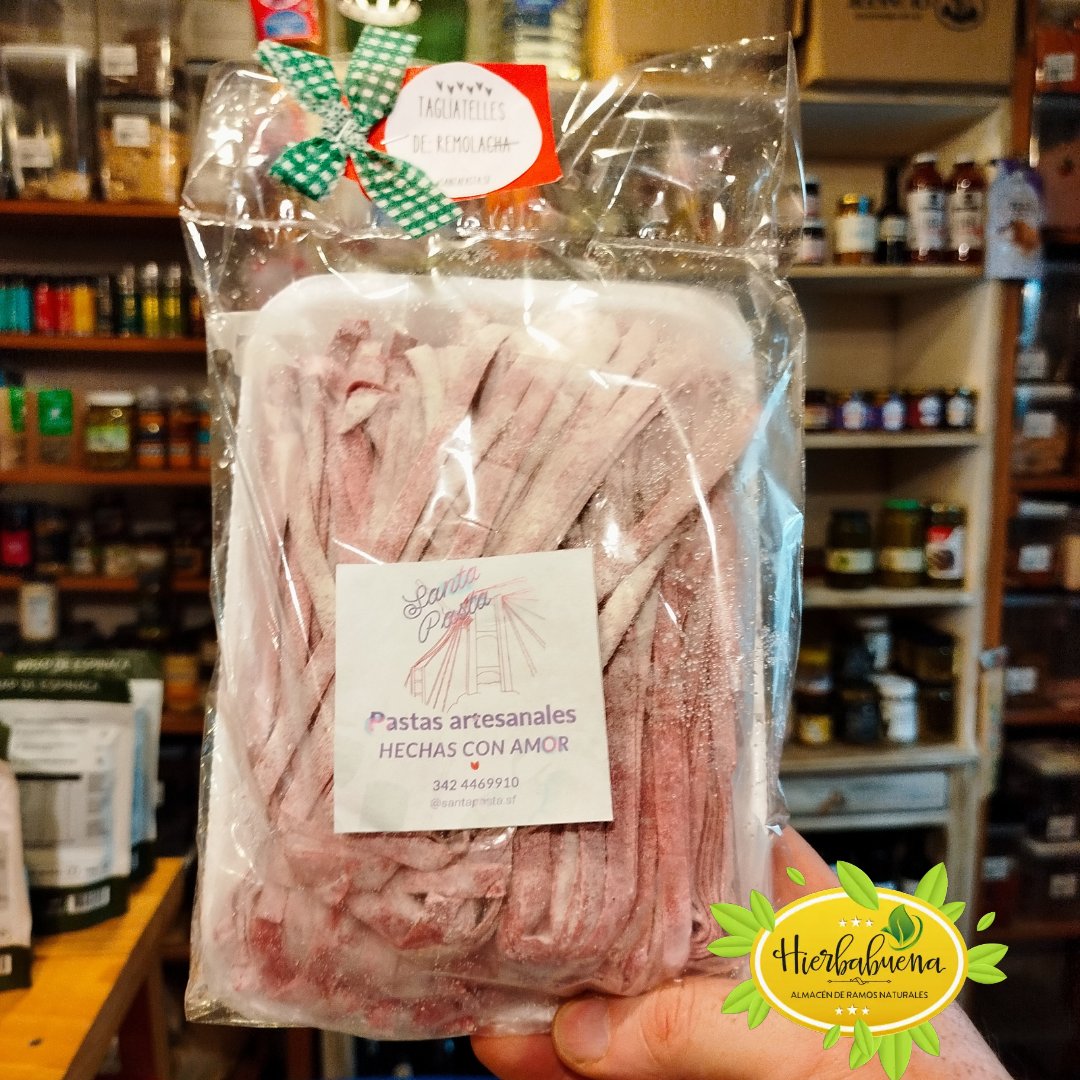 TAGLIATELLE DE REMOLACHA 500 GR. SANTA PASTA
