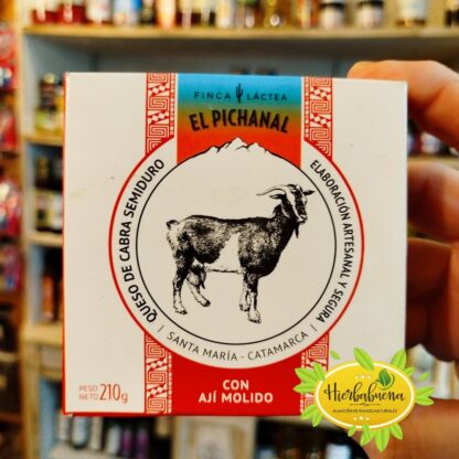 QUESO DE CABRA CON AJI MOLIDO 210 GR. EL PICHANAL