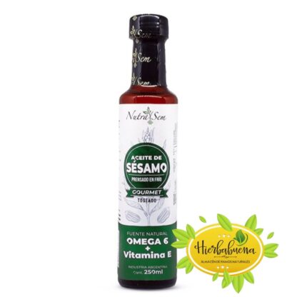 ACEITE DE SESAMO 250 CC. NUTRASEM