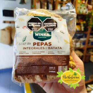 PEPAS INTEGRALES DE BATATA 250 GR. WINKA