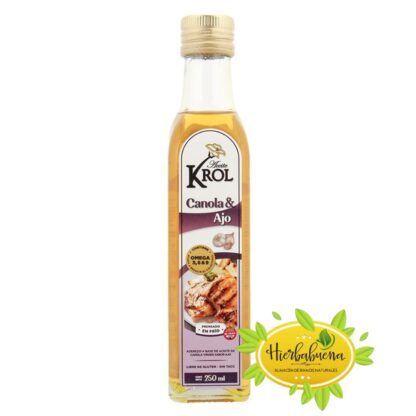 ACEITE DE CANOLA & AJO 250 ML. KROL