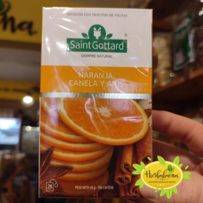 TE NARANJA, CANELA Y ANIS 20 SAQ. SAINT GOTTARD