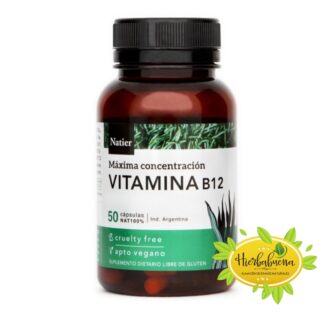 VITAMINA B12 50 CAPSULAS NATIER