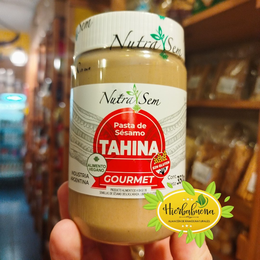 TAHINA PASTA DE SESAMO 350 GR. NUTRASEM