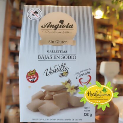 GALLET. DE VAINILLA BAJAS EN SODIO 130 GR. ANGIOLA