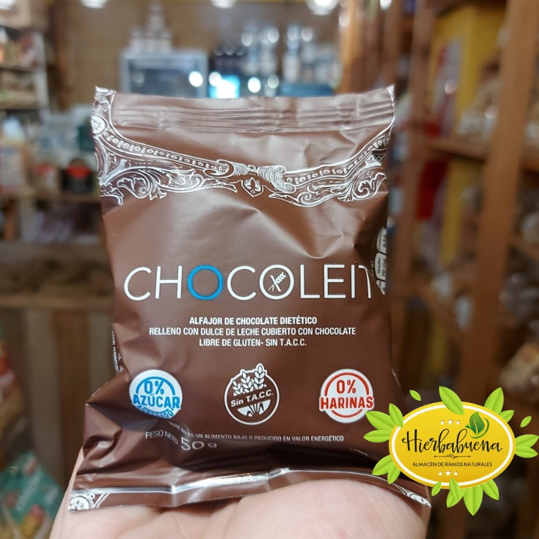 ALFAJOR DE CHOCOLATE S//TACC 50 GR. CHOCOLEIT