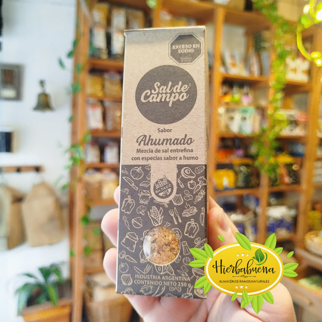 SAL AHUMADO 250 GR. SAL DE CAMPO